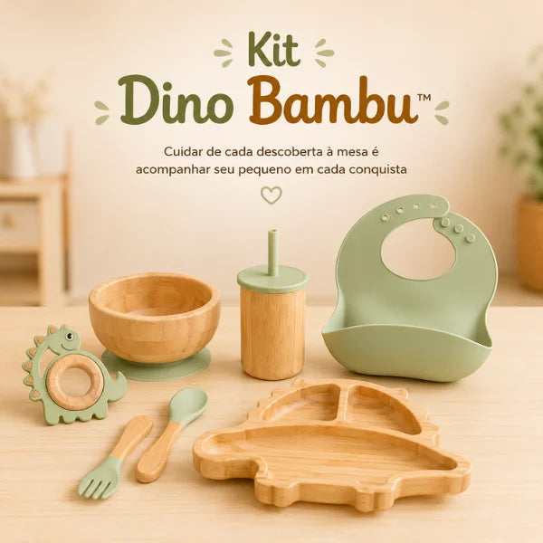 Kit IA Dino Bambu - 7 peças