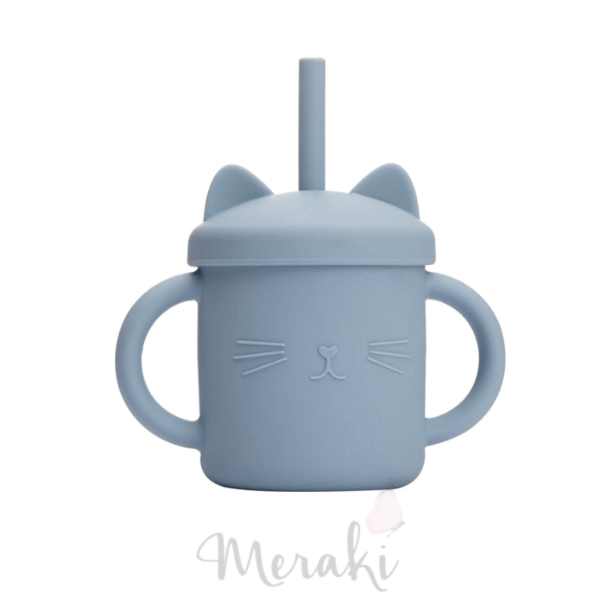 Copo Gatinho Charmoso Silicone