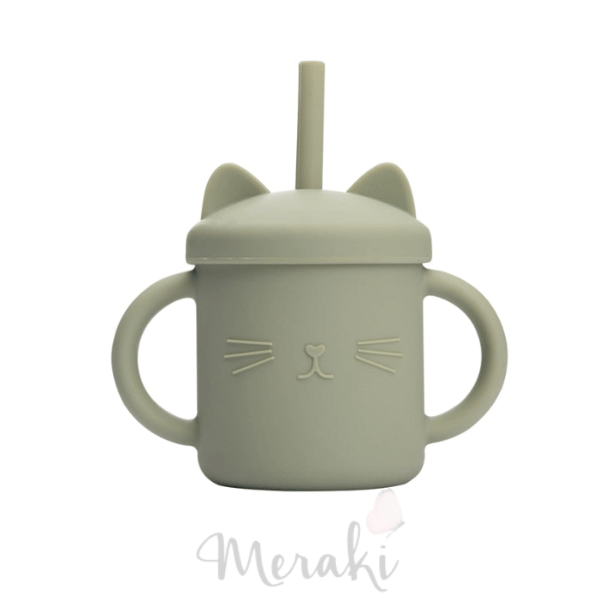 Copo Gatinho Charmoso Silicone
