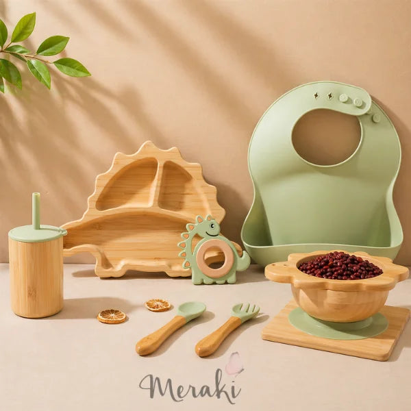 Kit IA Dino Bambu - 7 peças