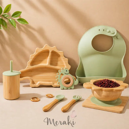 Kit IA Dino Bambu - 7 peças