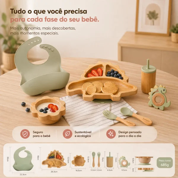 Kit IA Dino Bambu - 7 peças