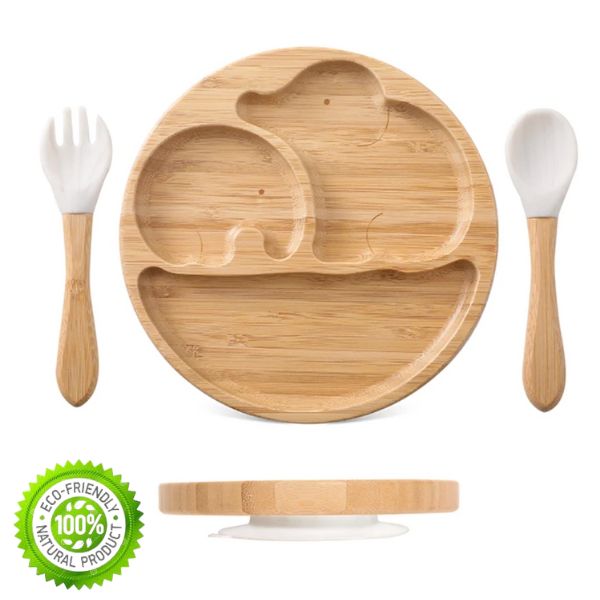 Kit IA Elefantinhos Bambu - 3 peças