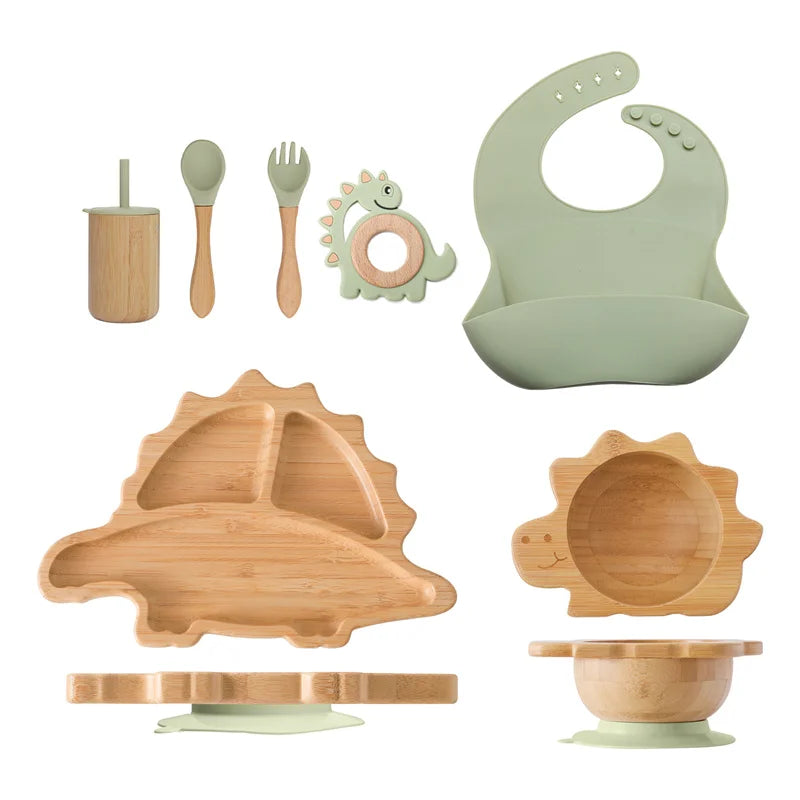 Kit IA Dino Bambu - 7 peças